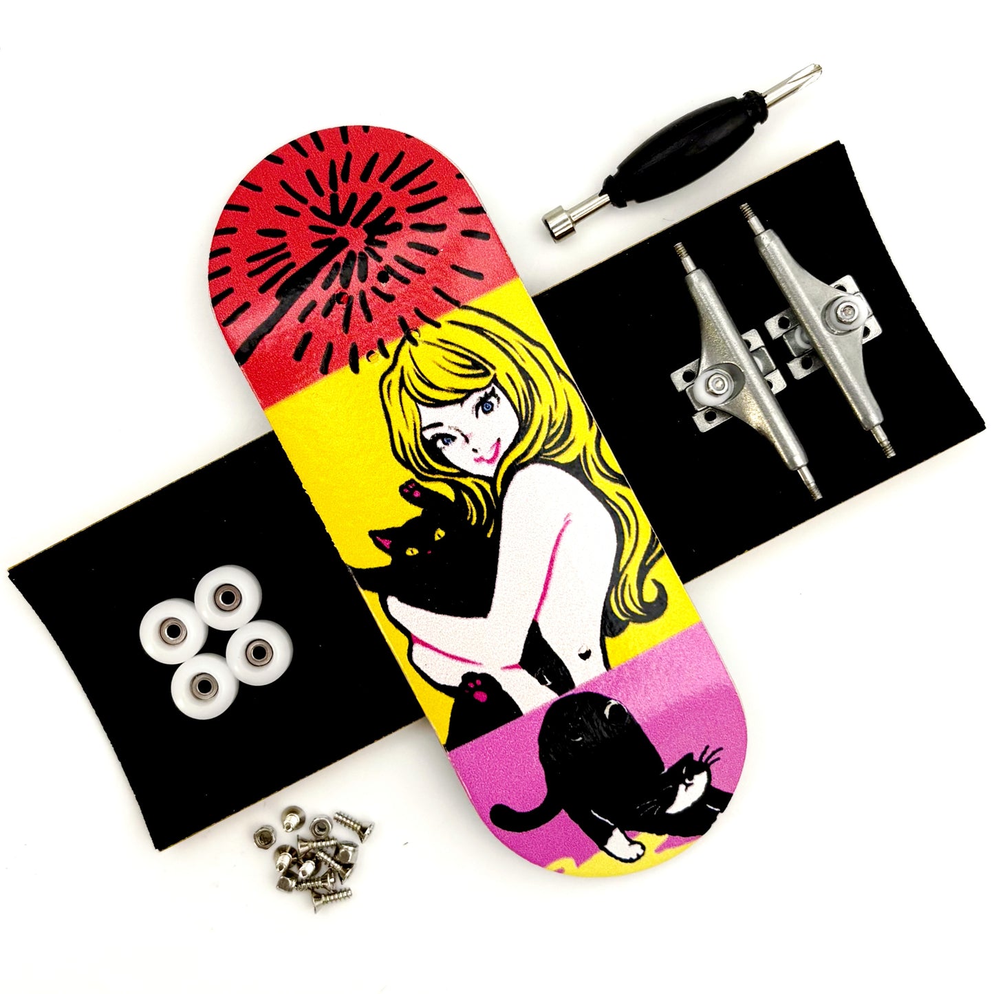 34mm Pro Fingerboard Set with Eureka 3.0 Trucks